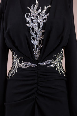 Siva Tesettür Abiye - FioraofDress - tesettur - abiye - Siyahh - 38 - hijab - evening - dress