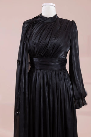 Sivra Tesettür Abiye - FioraofDress - tesettur - abiye - Siyahh - 38 - hijab - evening - dress