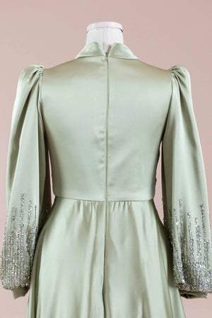 Su Abiye - FioraofDress - tesettur - abiye - 38 - mint - hijab - evening - dress