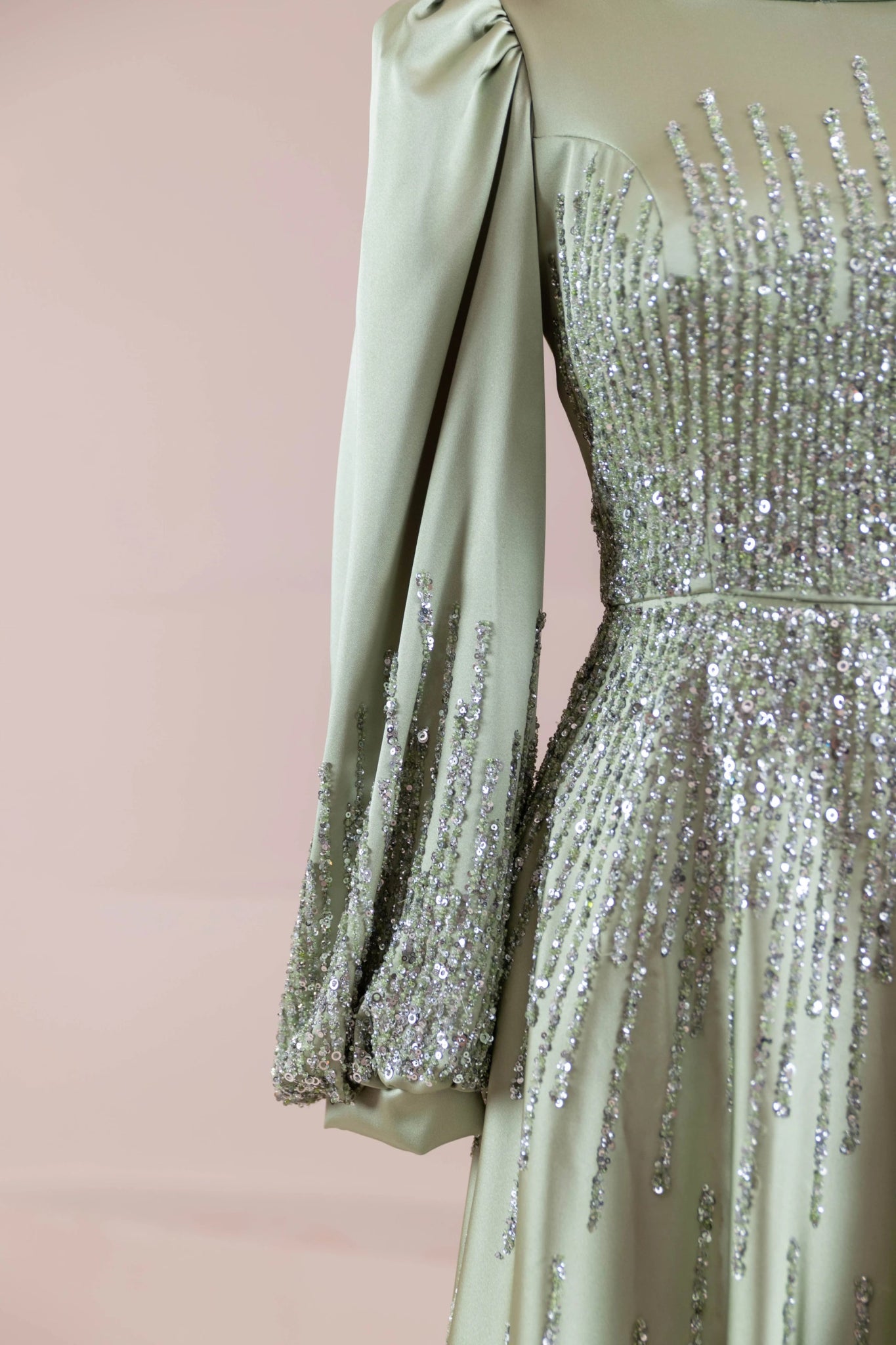 Su Abiye - FioraofDress - tesettur - abiye - 38 - mint - hijab - evening - dress