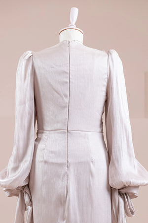 Su Yolu Tesettür Abiye - FioraofDress - tesettur - abiye - BEJ - 38 - hijab - evening - dress