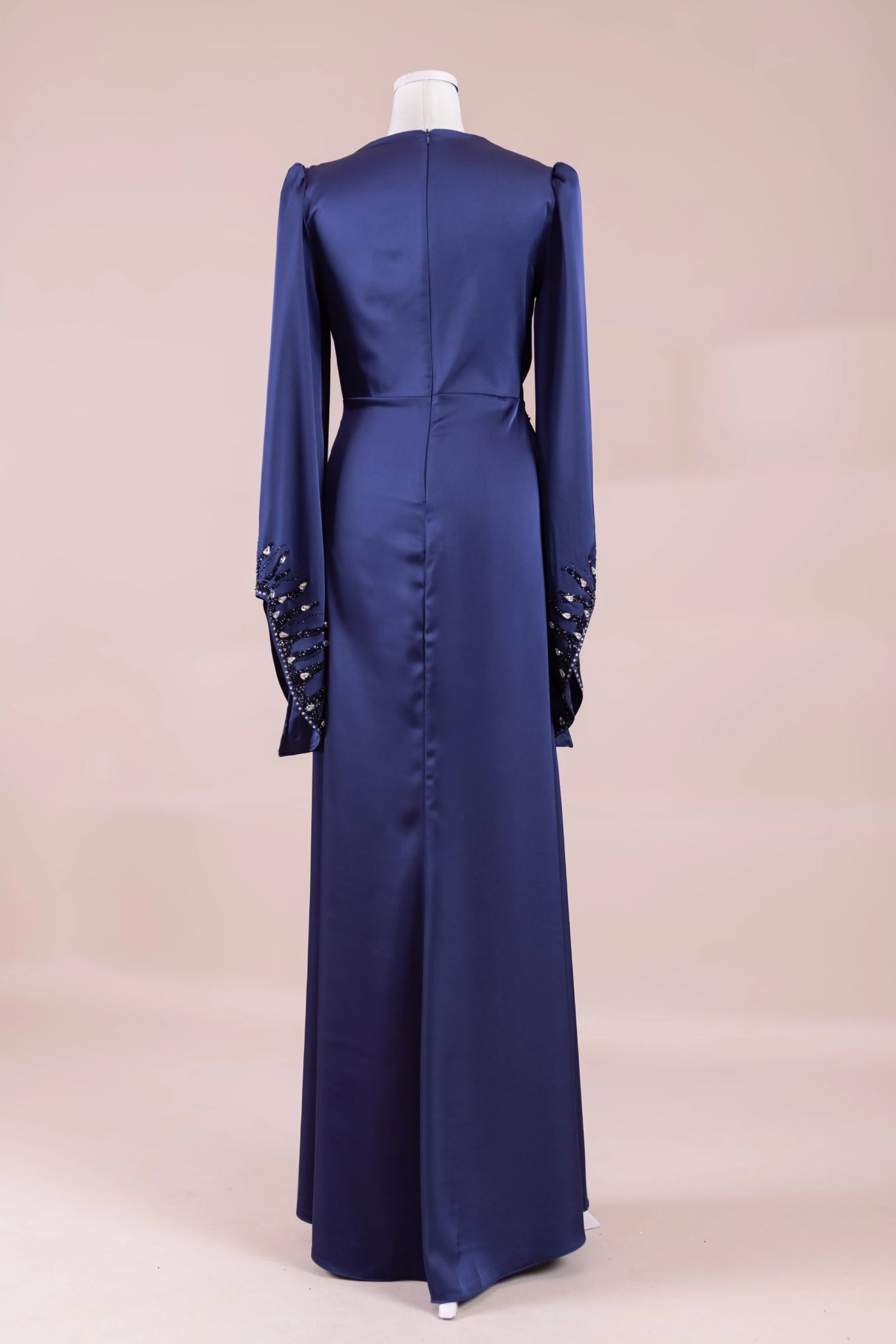 Sue Tesettür Abiye - FioraofDress - tesettur - abiye - LACİVERT - 38 - hijab - evening - dress