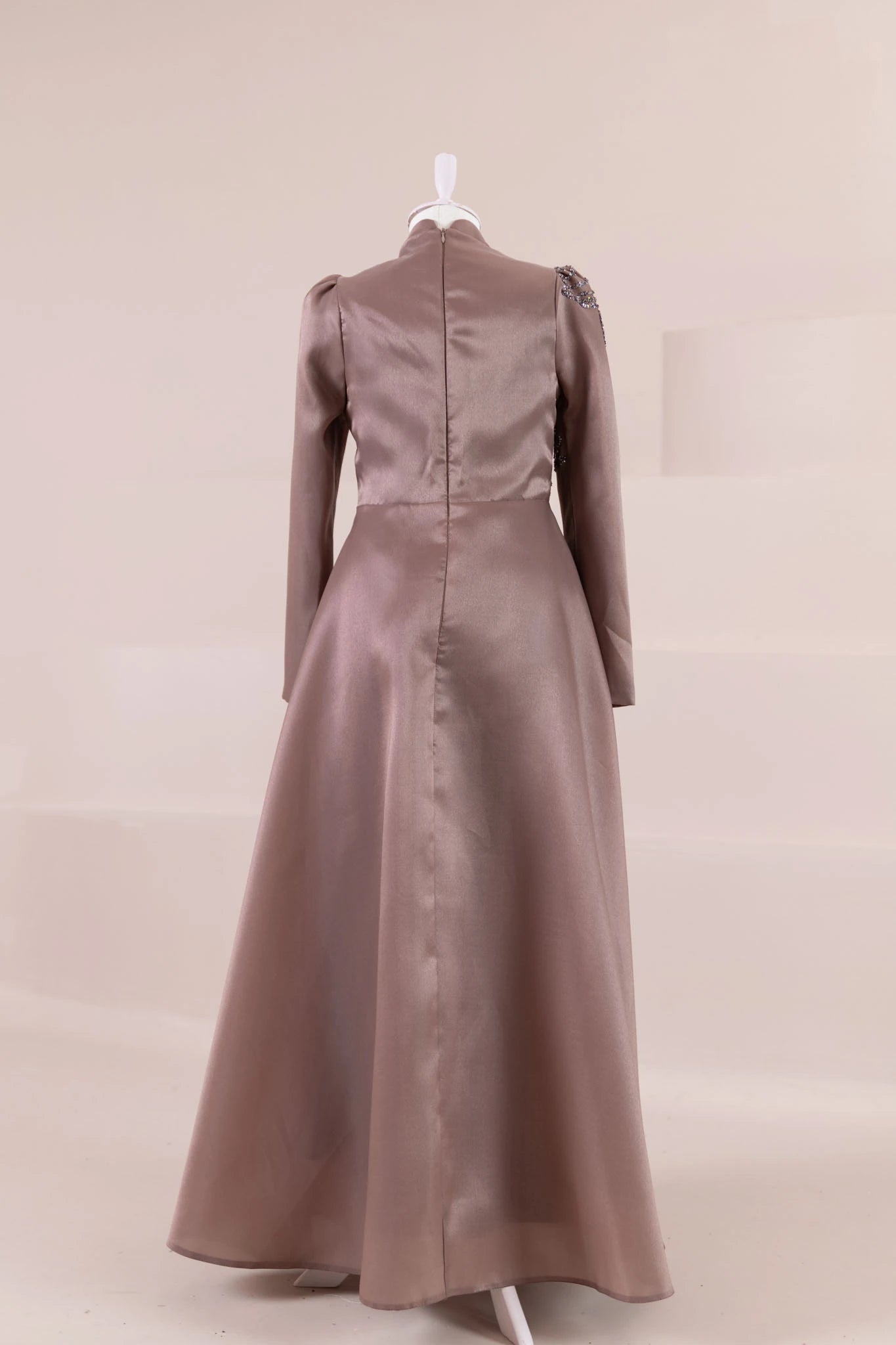 Talia Tesettür Abiye - FioraofDress - tesettur - abiye - Mocha - 38 - hijab - evening - dress