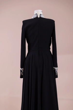 Tasha Tesettür Abiyesar - FioraofDress - tesettur - abiye - Siyahh - 38 - hijab - evening - dress