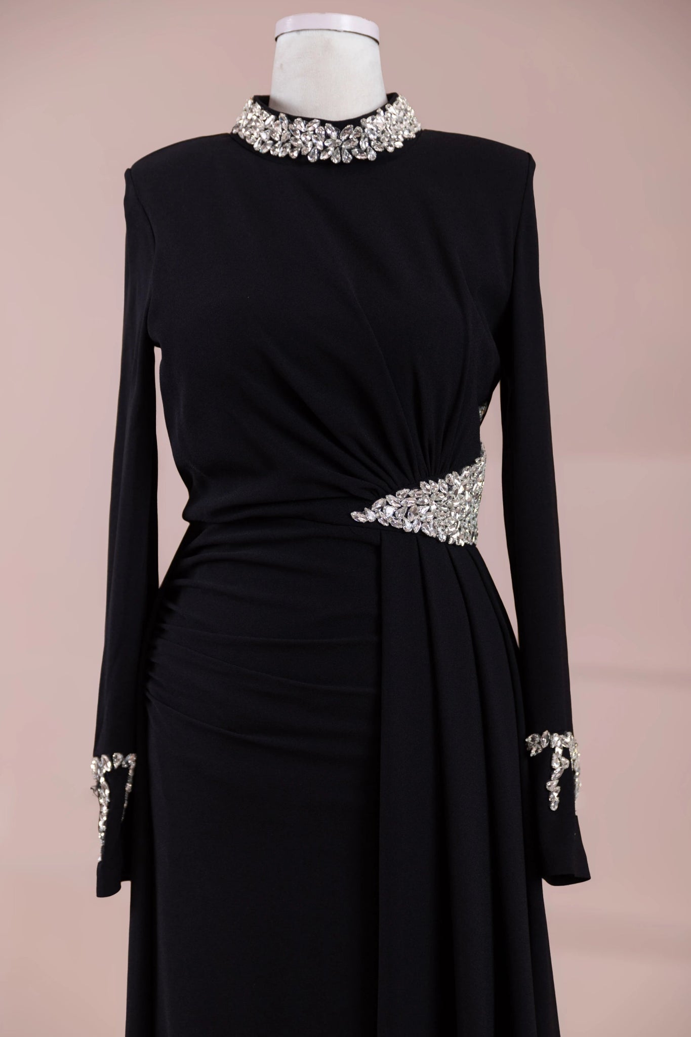 Tasha Tesettür Abiyesar - FioraofDress - tesettur - abiye - Siyahh - 38 - hijab - evening - dress