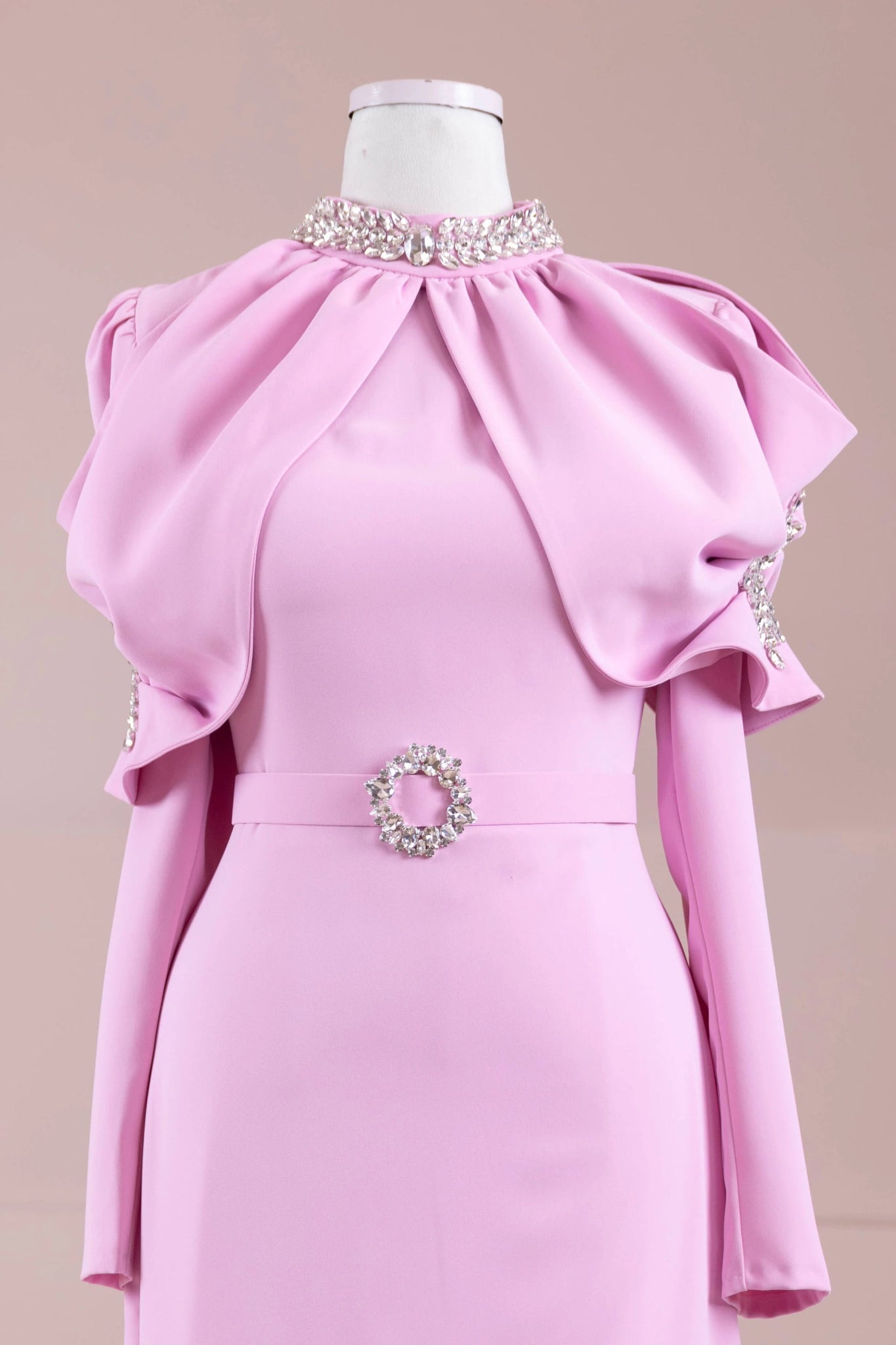 Tilu Tesettür Abiye - FioraofDress - tesettur - abiye - PEMBE - 38 - hijab - evening - dress