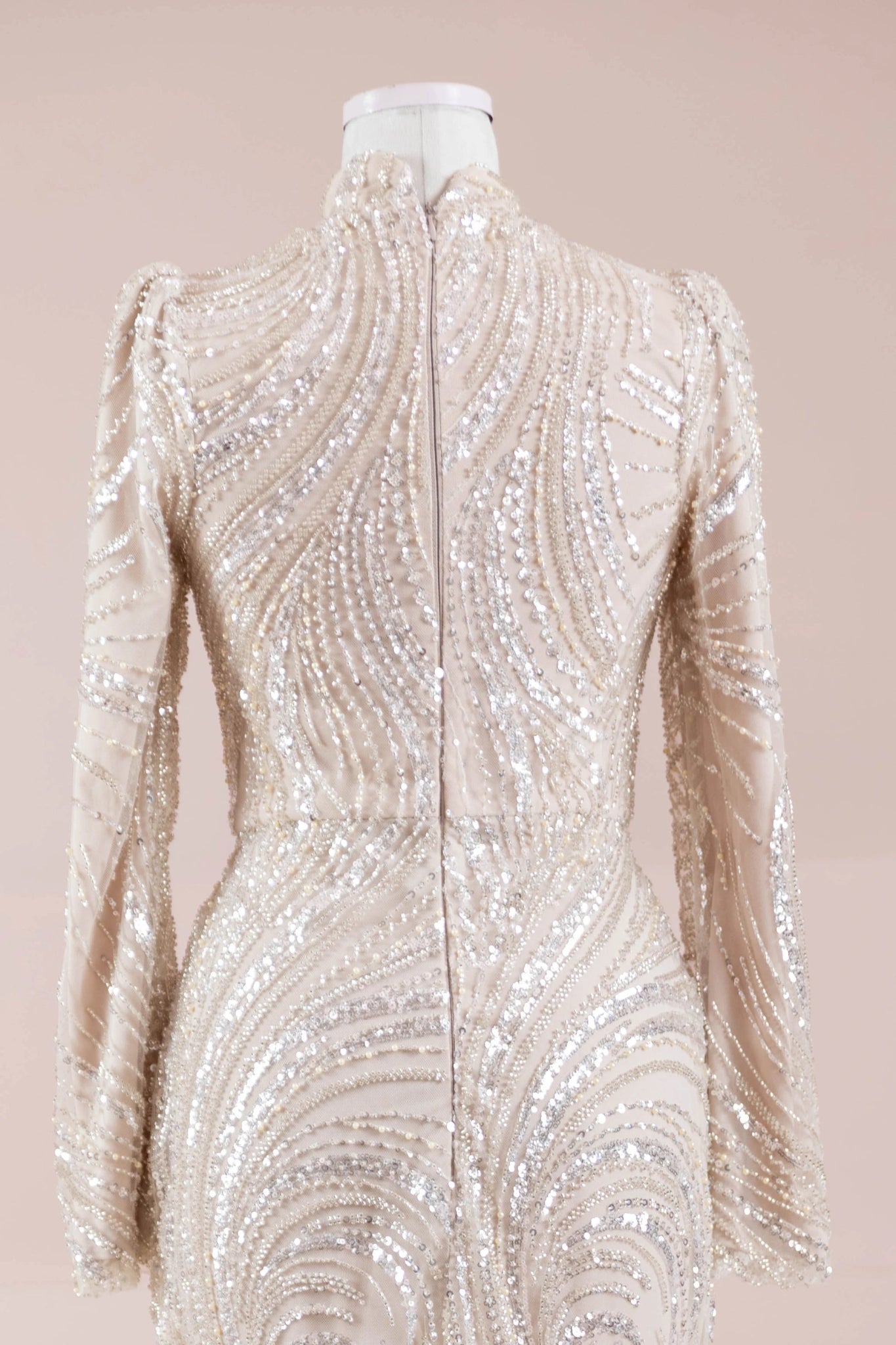 Tira Tesettür Abiye - FioraofDress - tesettur - abiye - BEJ - 38 - hijab - evening - dress