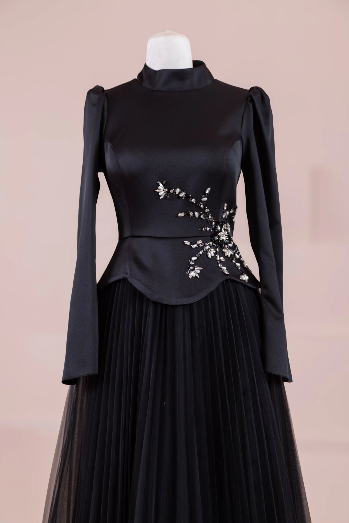 Tuéra Tesettür Abiye - FioraofDress - tesettur - abiye - Siyahh - 36 - hijab - evening - dress