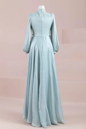 Vela Tesettür Abiye - FioraofDress - tesettur - abiye - mint yeşili - 38 - hijab - evening - dress