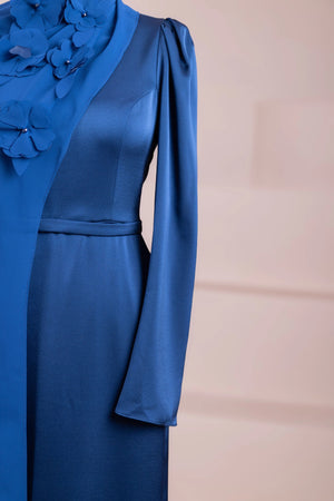 Velisse Tesettür Abiye - FioraofDress - tesettur - abiye - PETROL - 38 - hijab - evening - dress