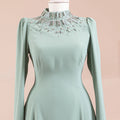 Velna Tesettür Abiye - FioraofDress - tesettur - abiye - mint - 38 - hijab - evening - dress