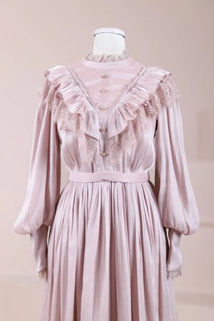 Vintage Tesettür Abiye - FioraofDress - tesettur - abiye - Pudra - 36 - hijab - evening - dress