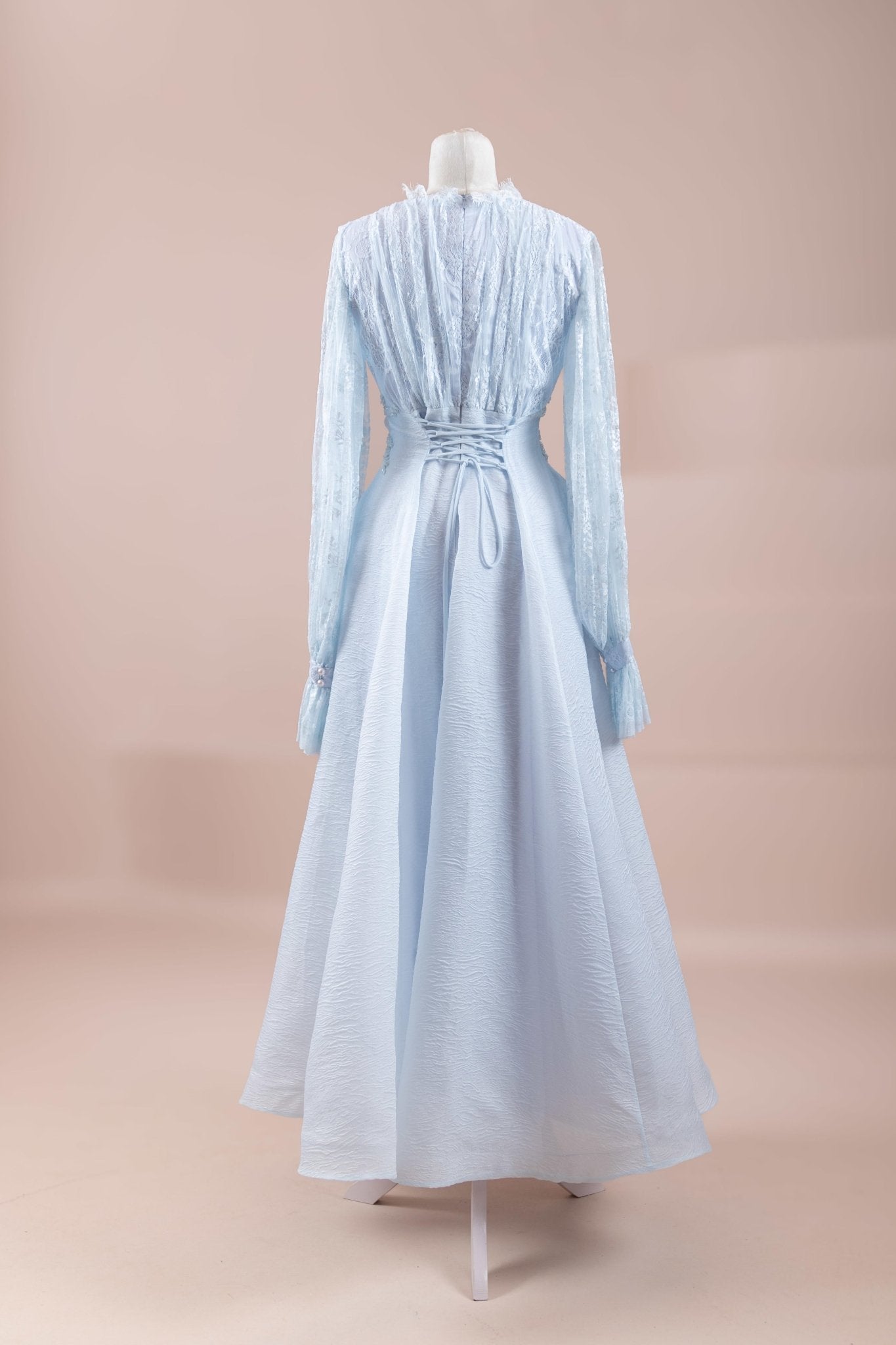 Xavier Tesettür Abiye - FioraofDress - tesettur - abiye - Mavi - 36 - hijab - evening - dress