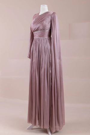 Zafira Tesettür Abiye - FioraofDress - tesettur - abiye - lila - 38 - hijab - evening - dress