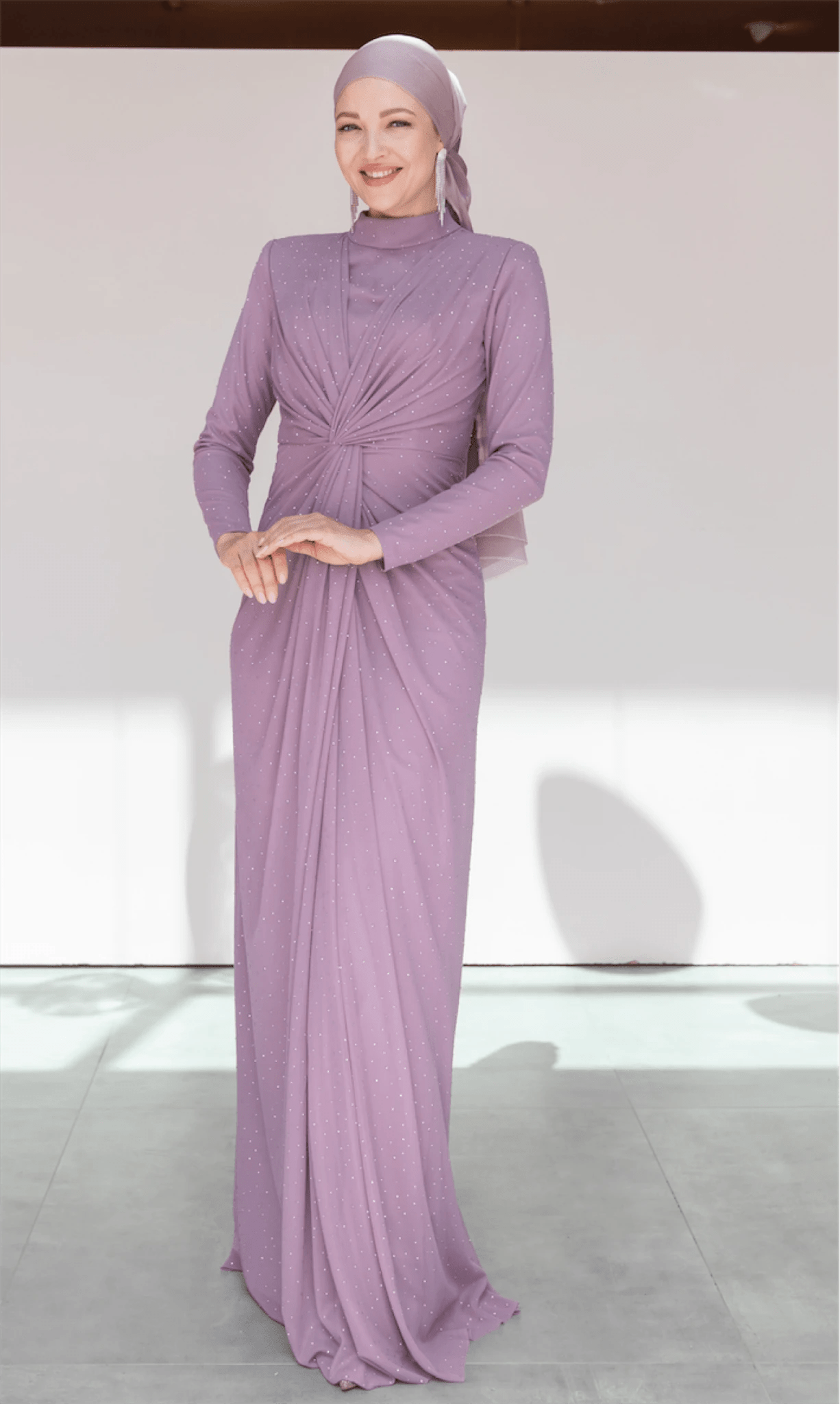 Zarif Tesettür Abiye - FioraofDress - tesettur - abiye - 44 - Pudra - hijab - evening - dress