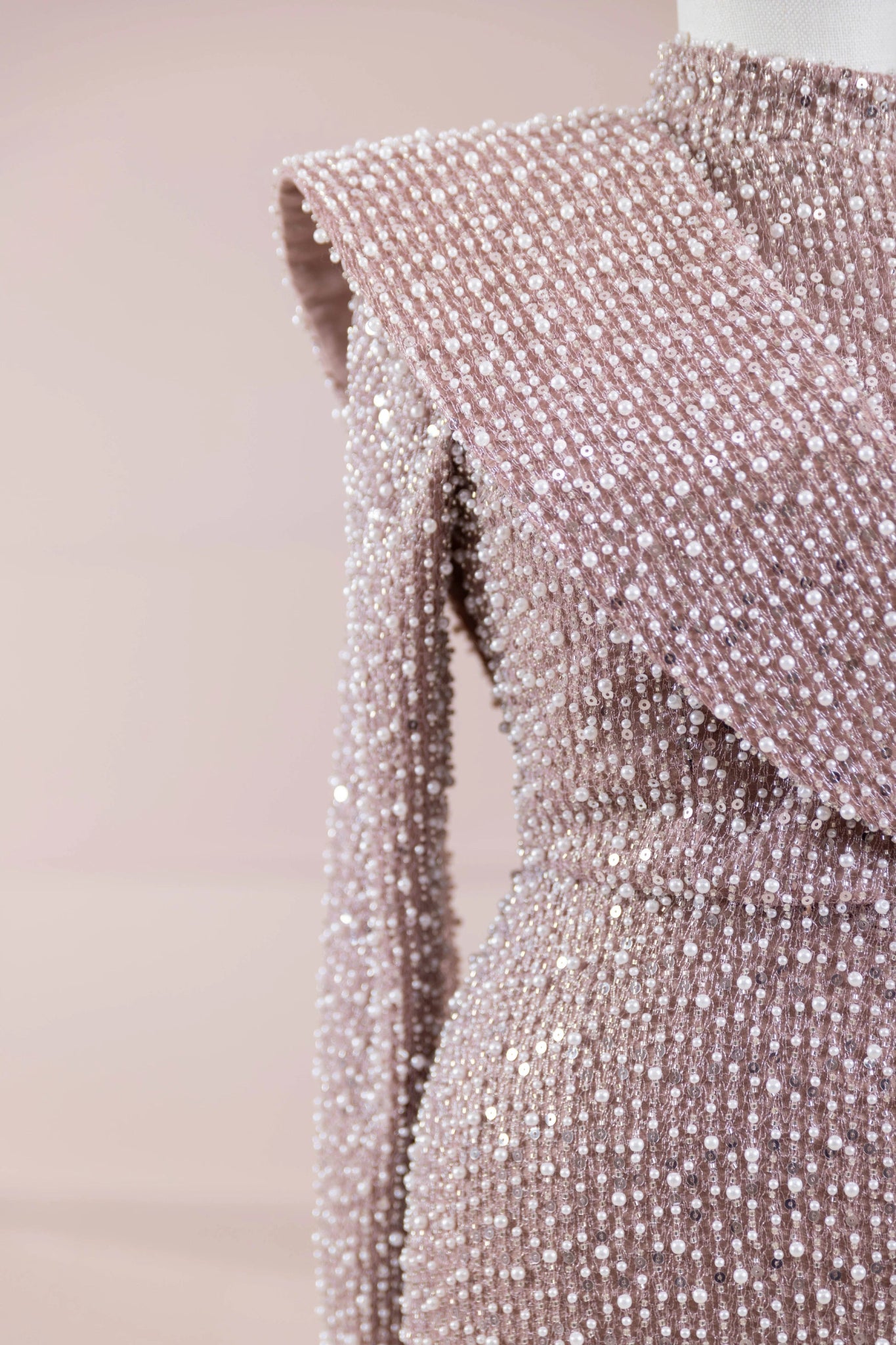 Ziva Tesettür Abiye - FioraofDress - tesettur - abiye - Pudra - 38 - hijab - evening - dress